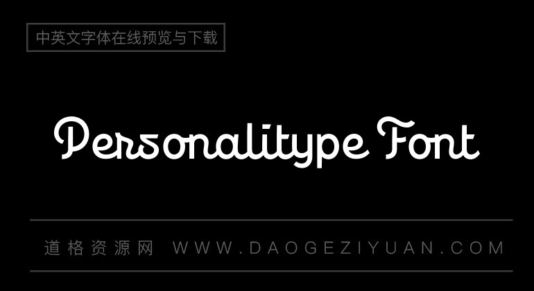 Personalitype Font