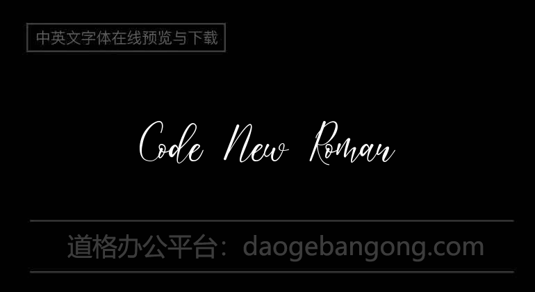 Code New Roman