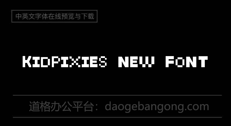 KidPixies New Font