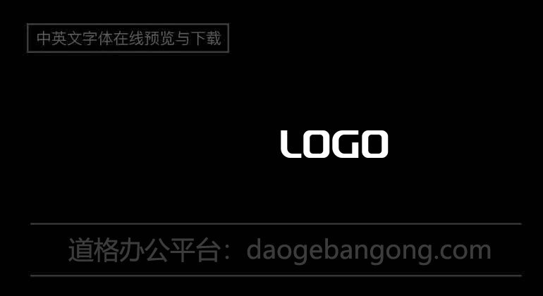 font circle Xinyi LOGO body