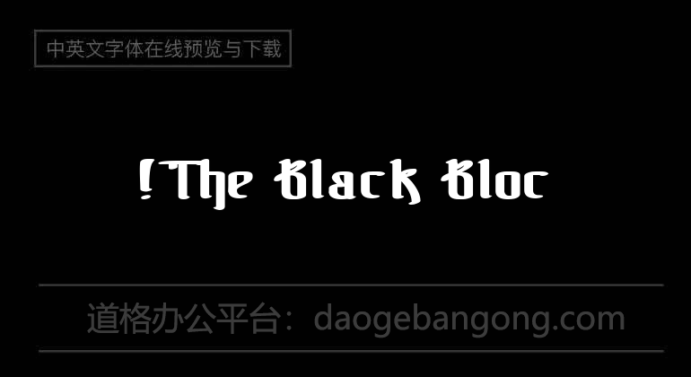 !The Black Bloc