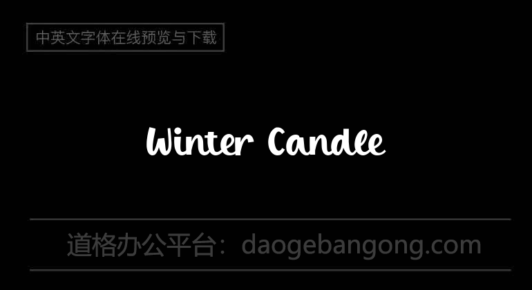 Winter Candle