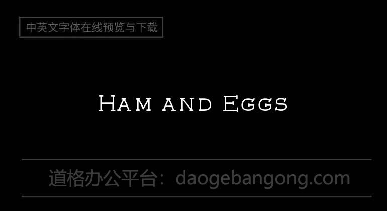 Ham and Eggs