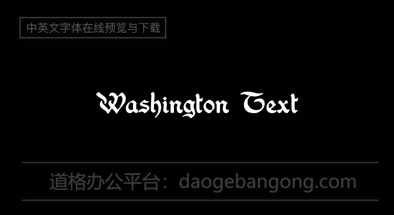 Washington Text