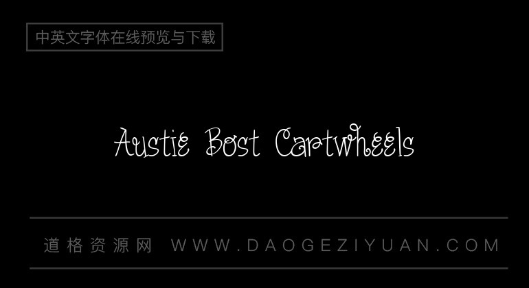 Austie Bost Cartwheels