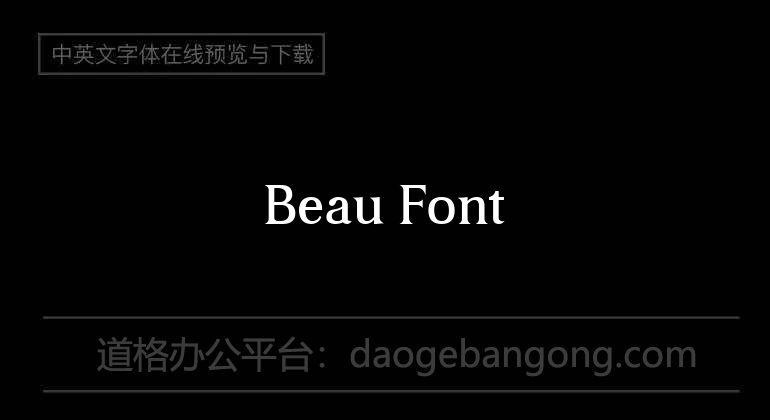 Beau Font