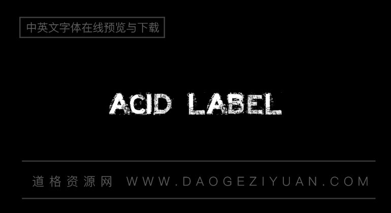 Acid Label