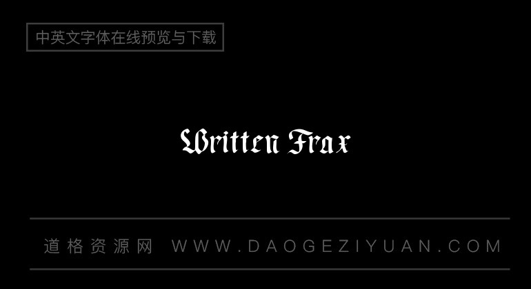 Written Frax