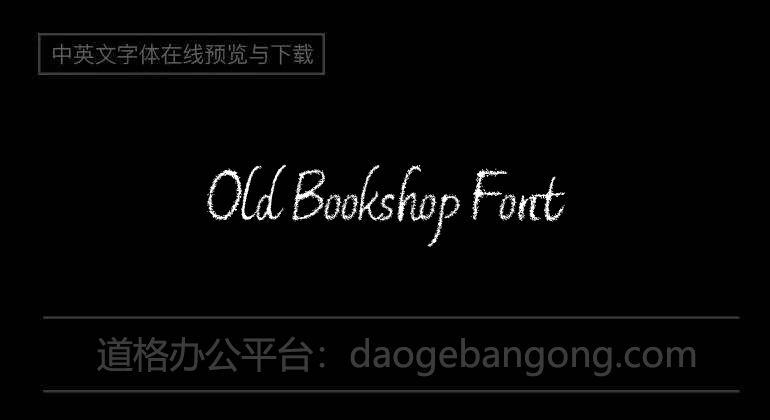 Old Bookshop Font