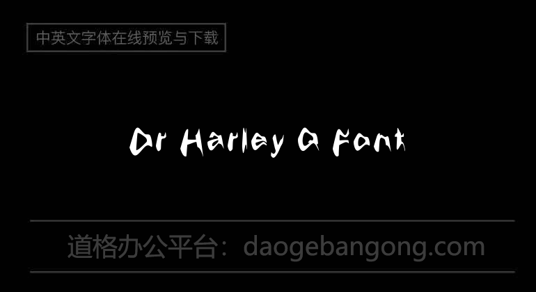 Dr Harley Q Font