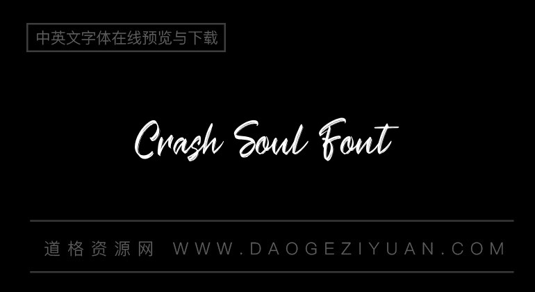 Crash Soul Font