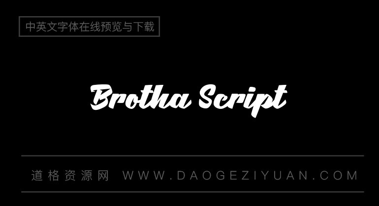 Brotha Script