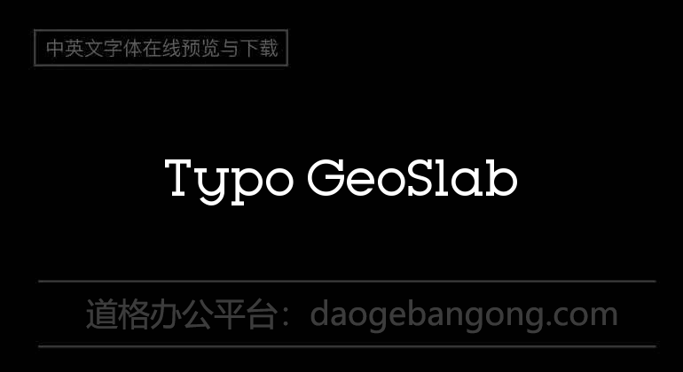 Typo GeoSlab
