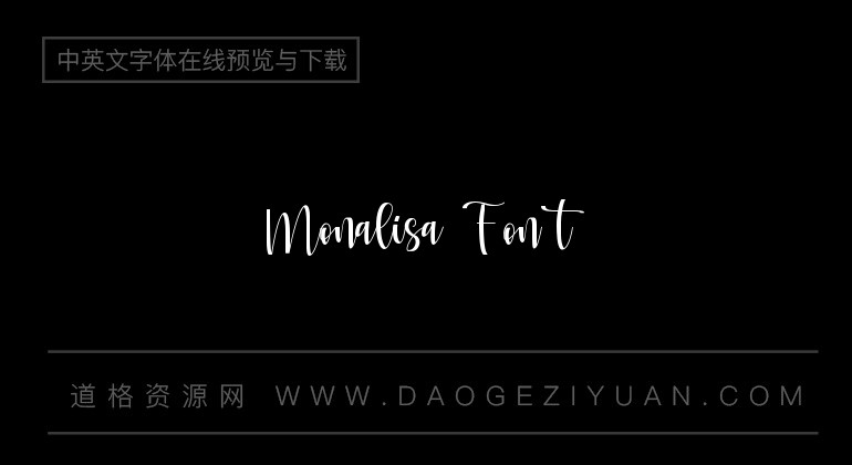 Monalisa Font