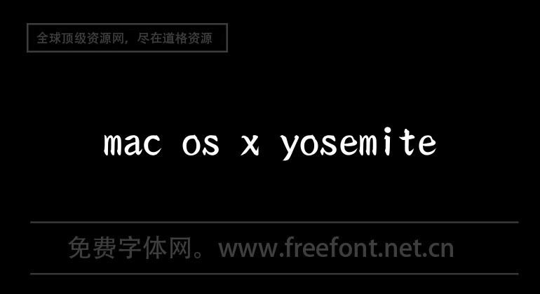 mac os x yosemite