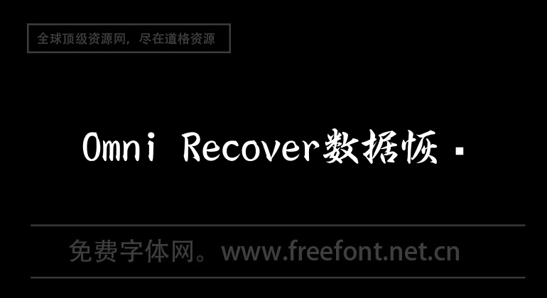 Omni Recover数据恢复
