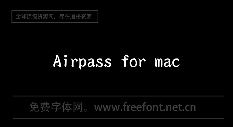 Airpass pour Mac