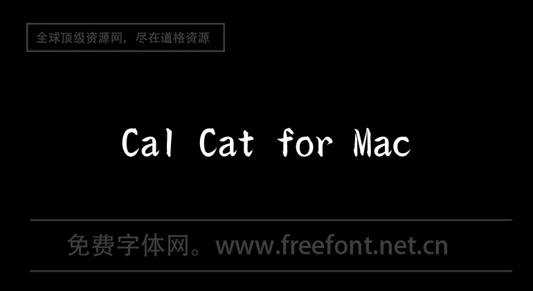 Cal Cat for Mac