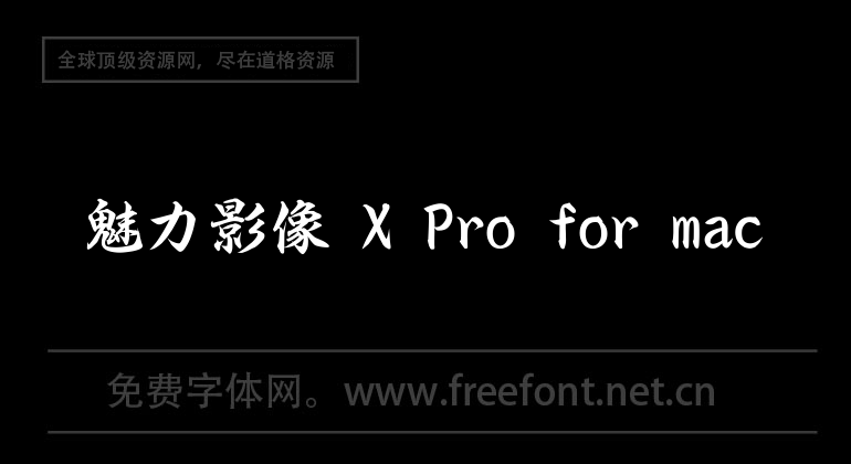 魅力影像 X Pro for mac