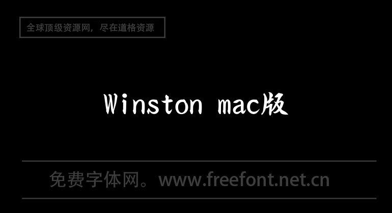 Winston mac版