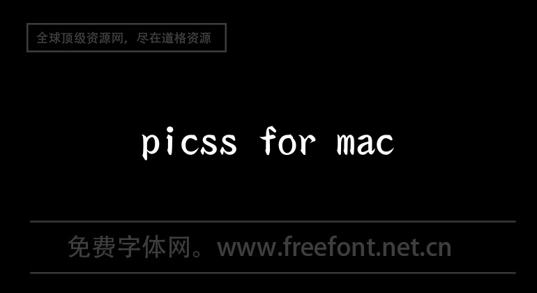 picss for mac