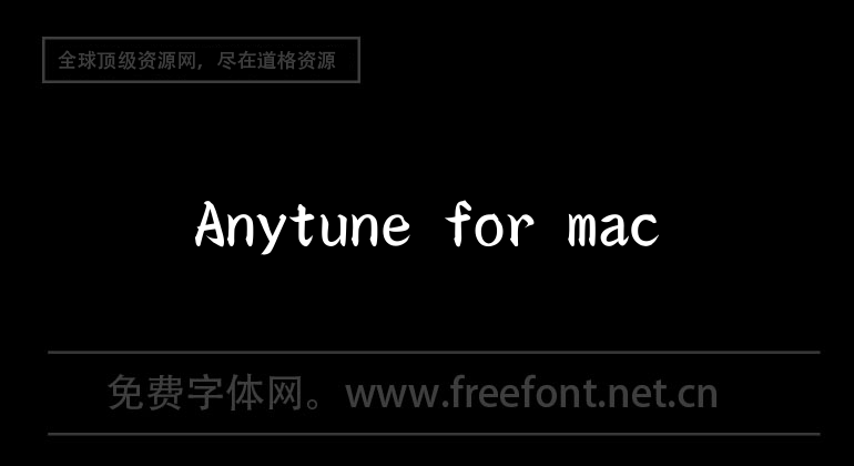 Anytune for mac