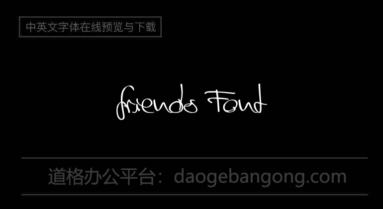 friends Font