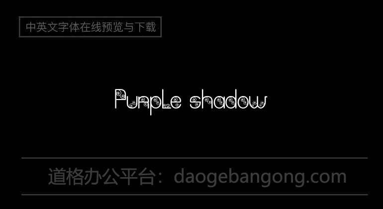 Purple shadow