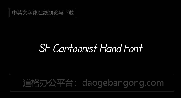 SF Cartoonist Hand Font