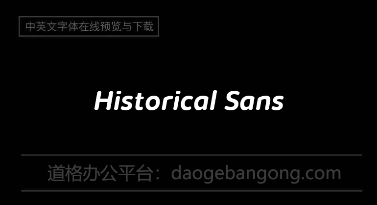 Historical Sans