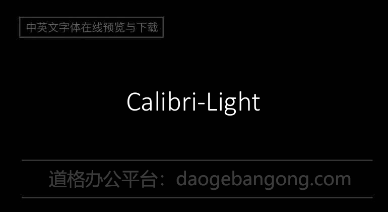 Calibri-Light