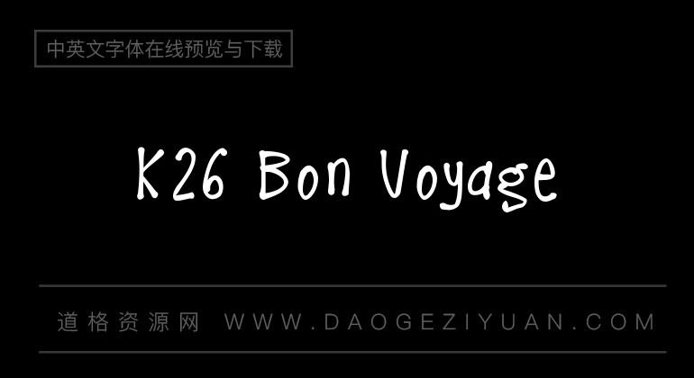 K26 Bon Voyage