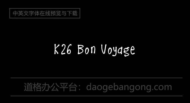K26 Bon Voyage