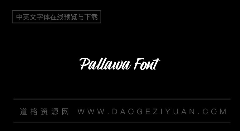 Pallawa Font