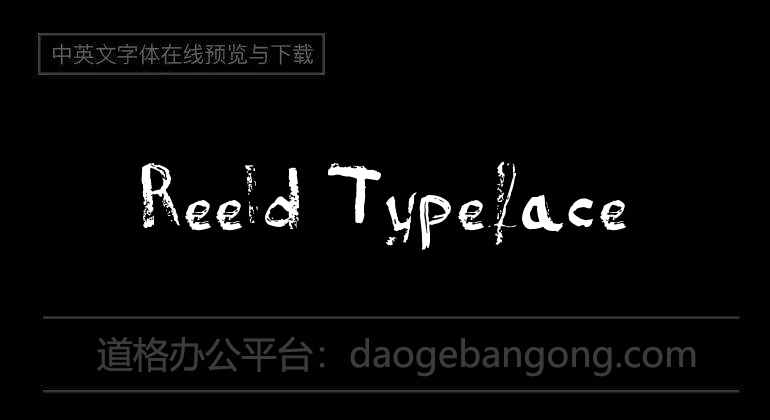 Reeld Typeface