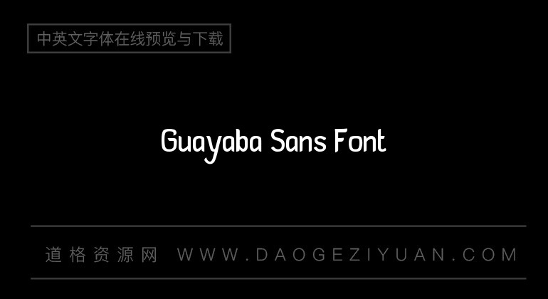 Guayaba Sans Font