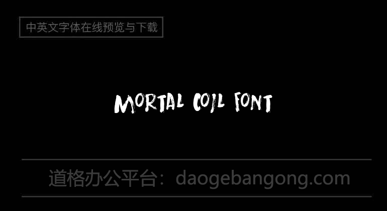 Mortal Coil Font