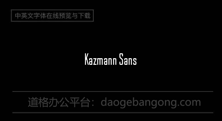 Kazmann Sans