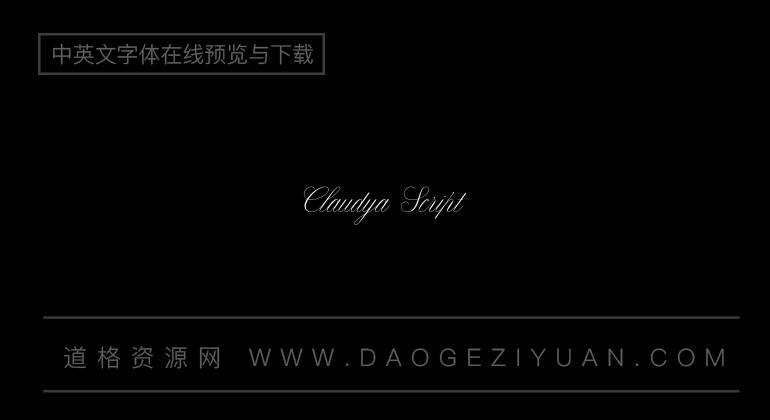 Claudya Script