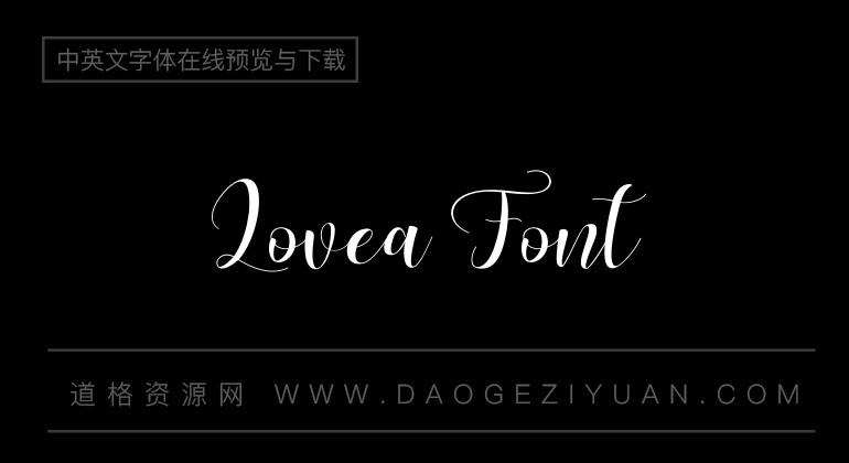 Lovea Font