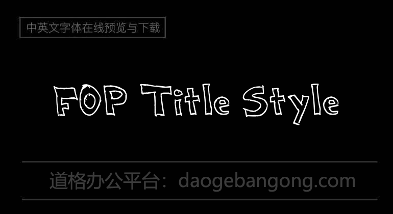 FOP Title Style