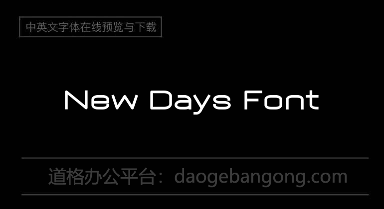 New Days Font