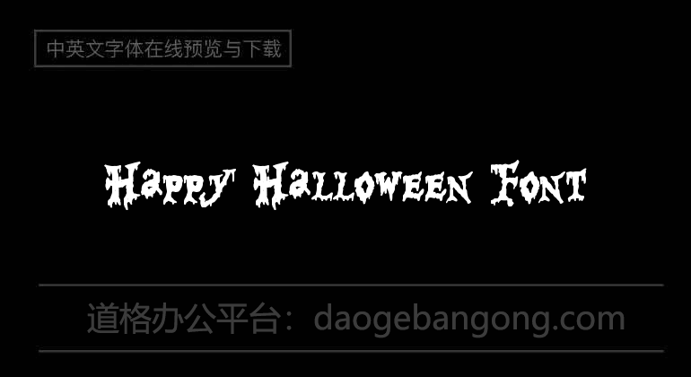 Happy Halloween Font