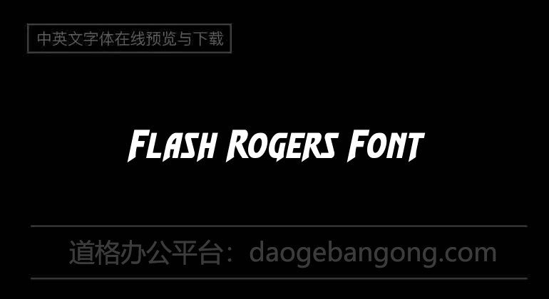 Flash Rogers Font