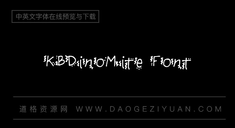 KBDinoMite Font