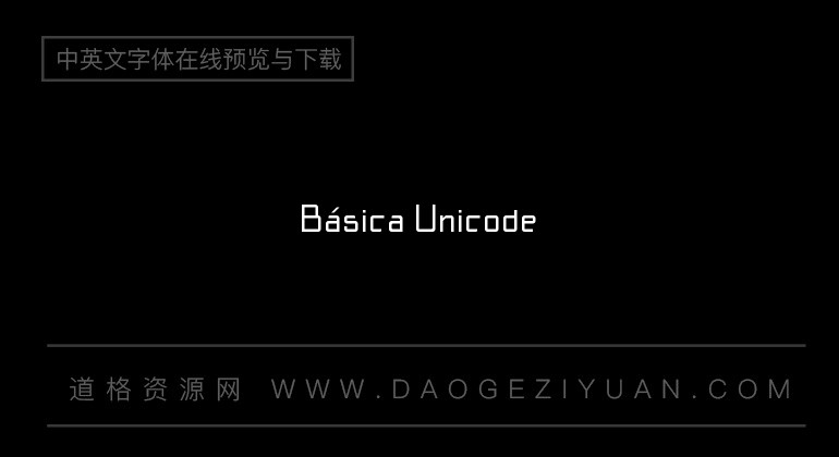 Básica Unicode
