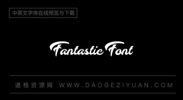 Fantastic Font