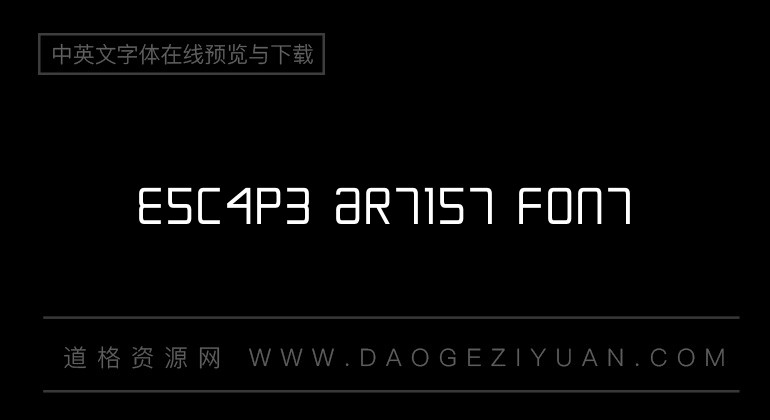 Escape Artist Font