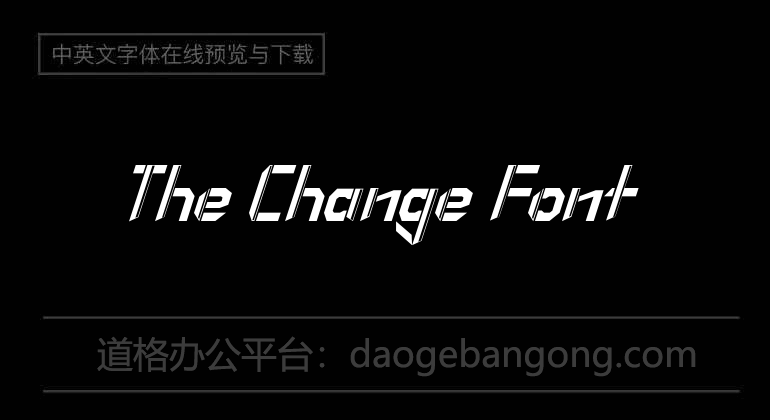 The Change Font