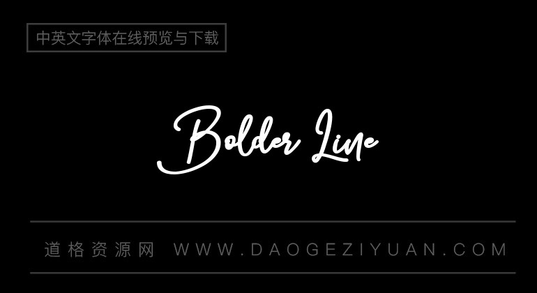 Bolder Line